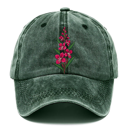 Yukon Fireweed Spike Canada Cultural Icons Classic Cap – Forest Mist