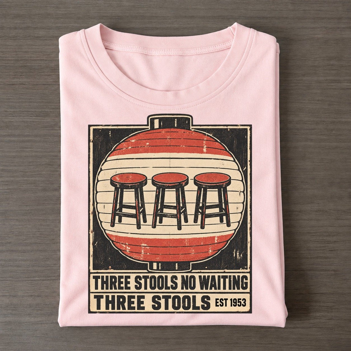 Three Stools Izakaya Rules Classic T-shirt – Pink