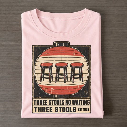 Three Stools Izakaya Rules Classic T-shirt – Pink