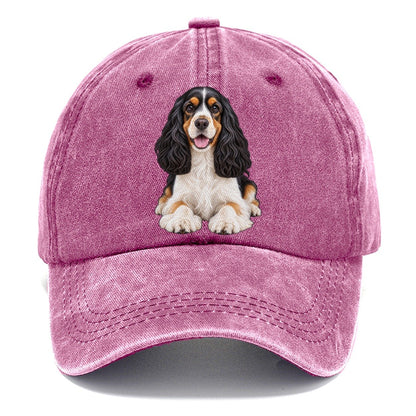 Tri Color Cocker Spaniel Classic Cap – Dusty Rose