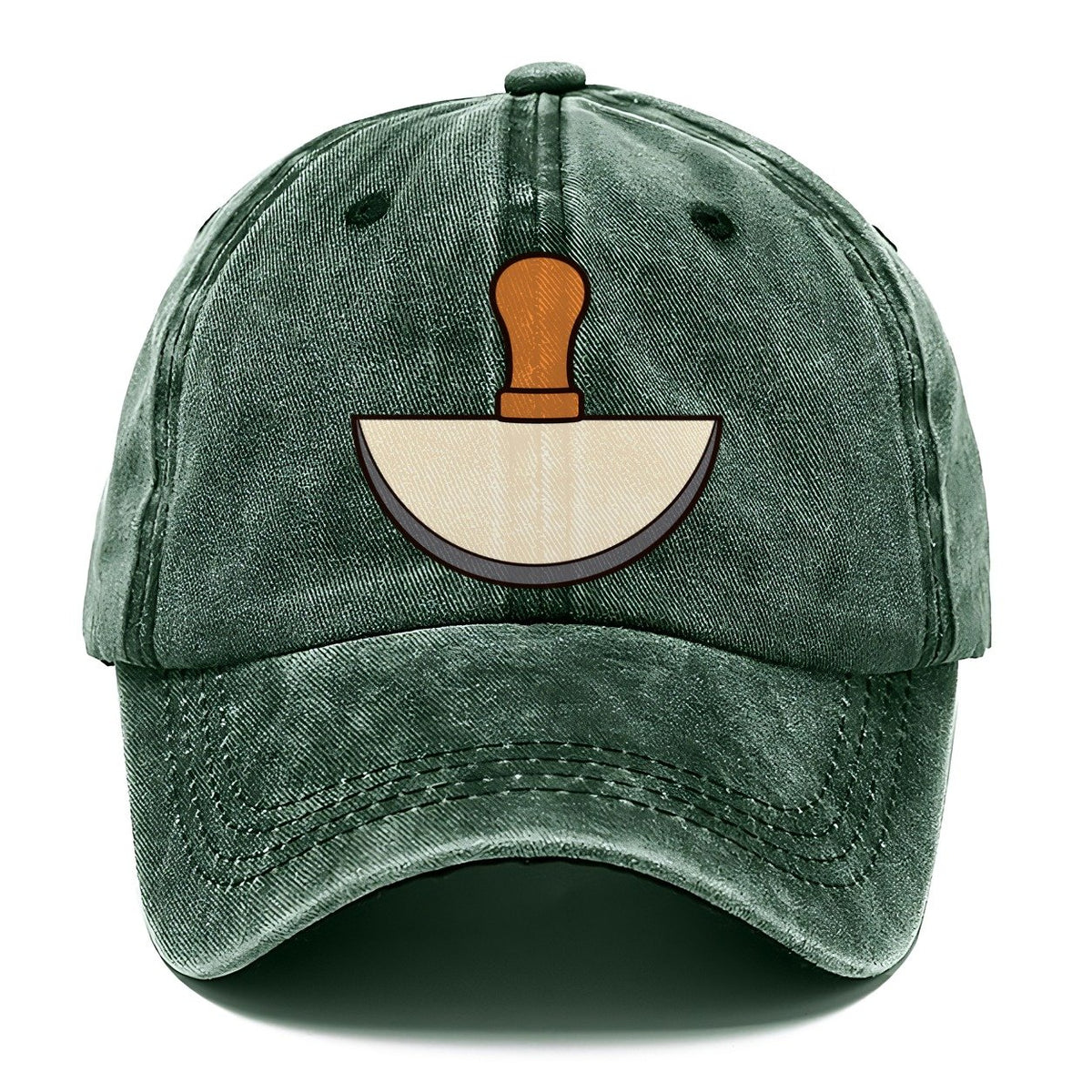 Round Knife Study Leathercraft Classic Cap – Forest Mist