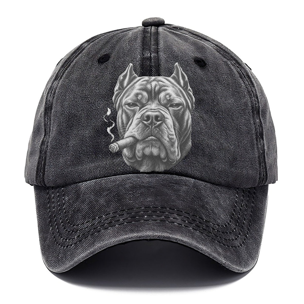 Cane Corso A Lit Cigar Smoking Dogs Smoking Dogs Portraits Classic Cap – Graphite