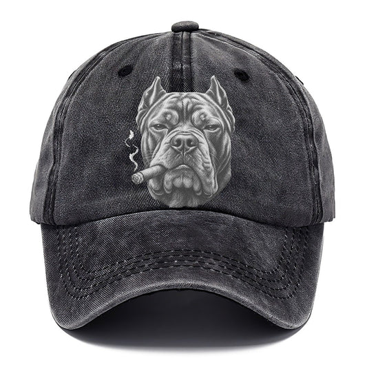 Cane Corso Smoking Dogs Classic Cap – Graphite