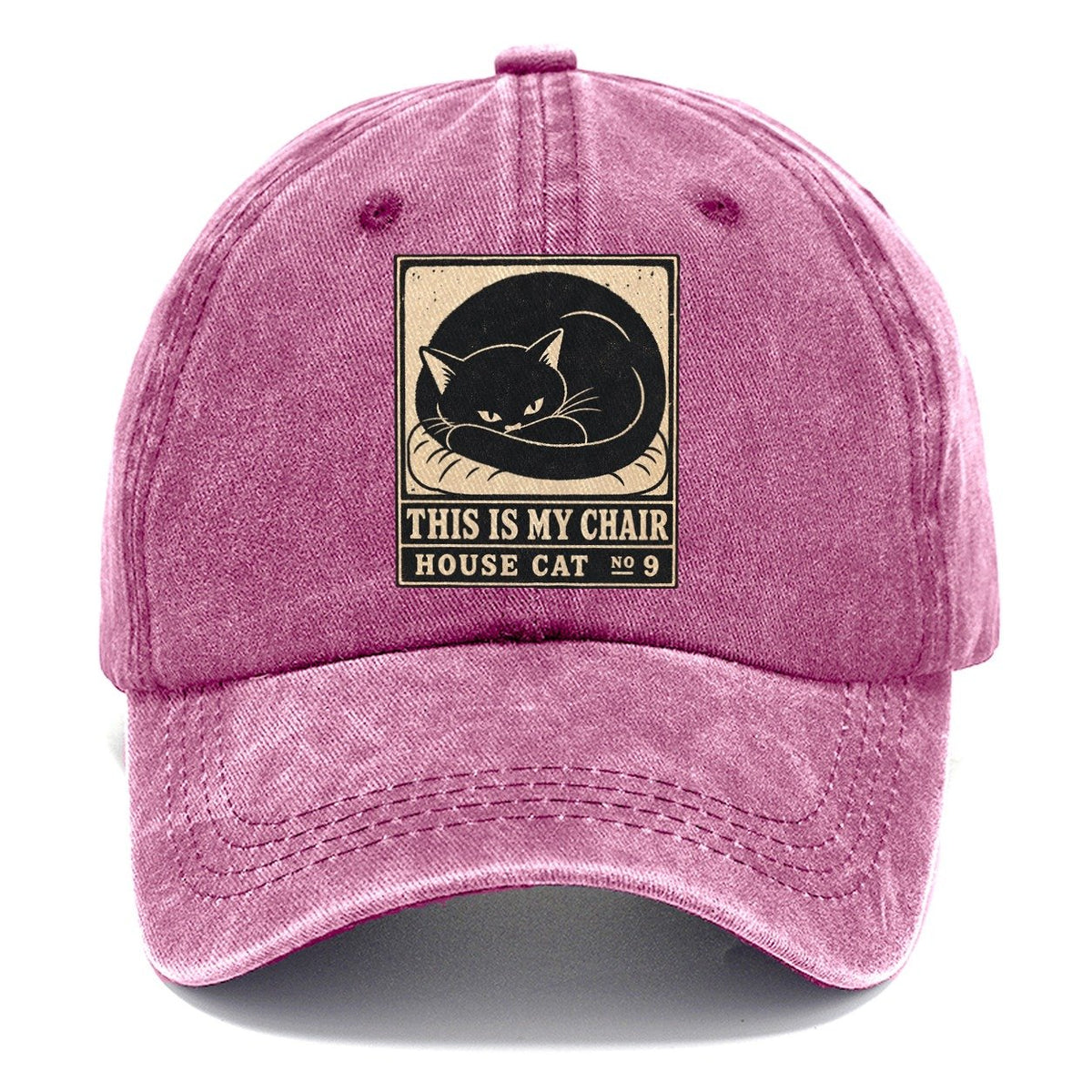 This Is My Chair Neko Says No Classic Cap – Dusty Rose