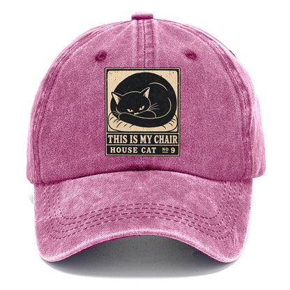 This Is My Chair Neko Says No Classic Cap – Dusty Rose