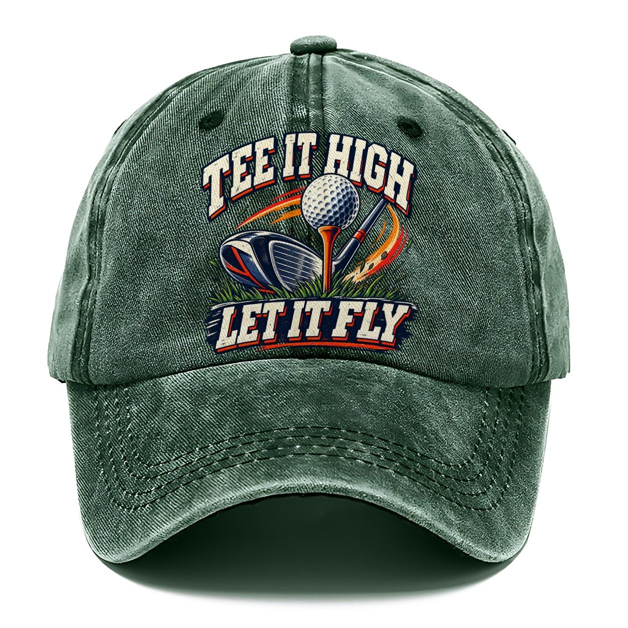 Tee It High Let It Fly Golf Life Classic Cap – Forest Mist