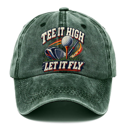 Tee It High Let It Fly Golf Life Classic Cap – Forest Mist