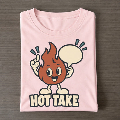 Hot Take Familiar Punchlines Classic T-shirt – Pink
