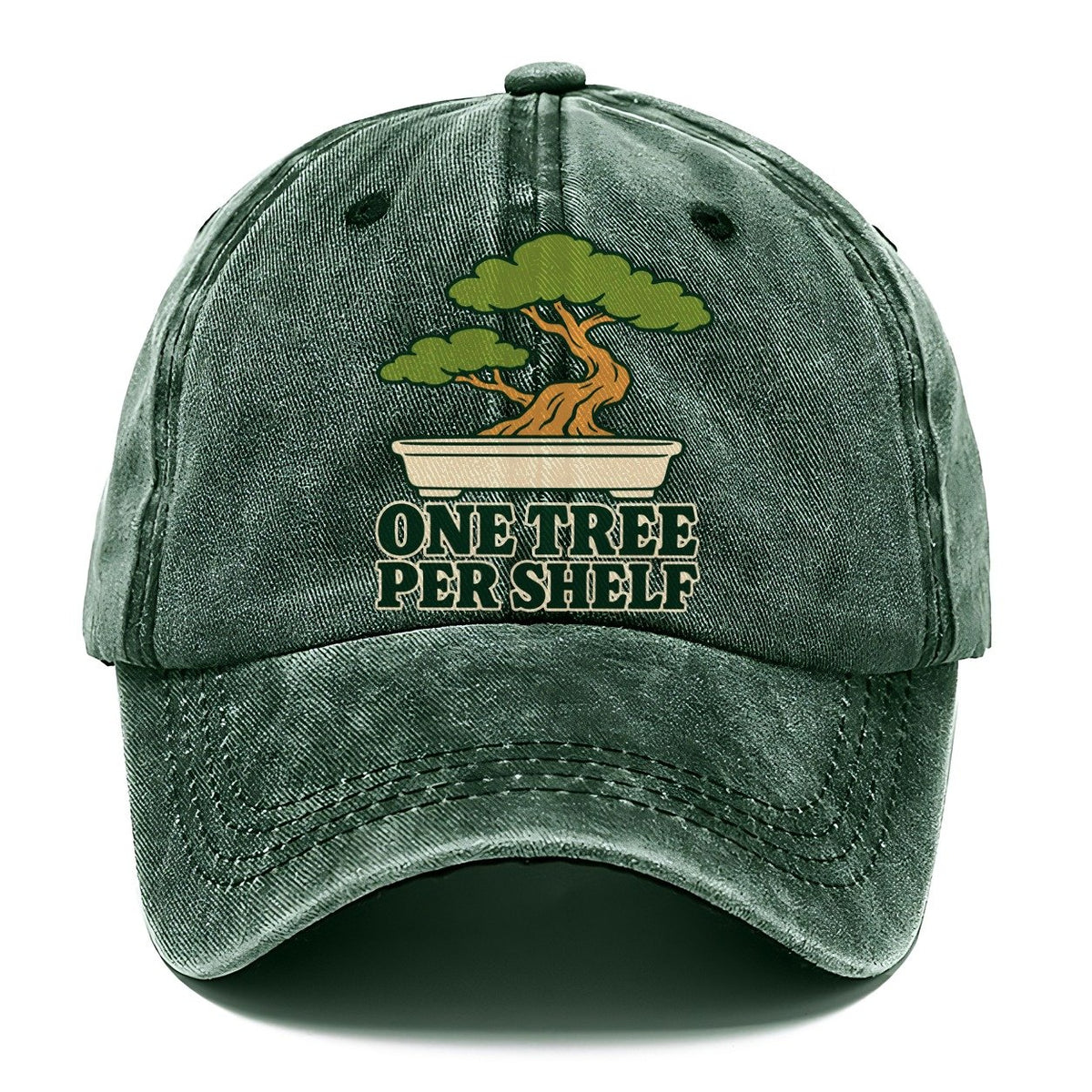 One Tree Per Shelf Bonsai Classic Cap – Forest Mist