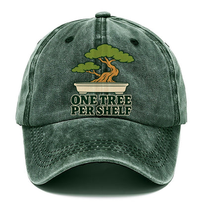One Tree Per Shelf Bonsai Classic Cap – Forest Mist