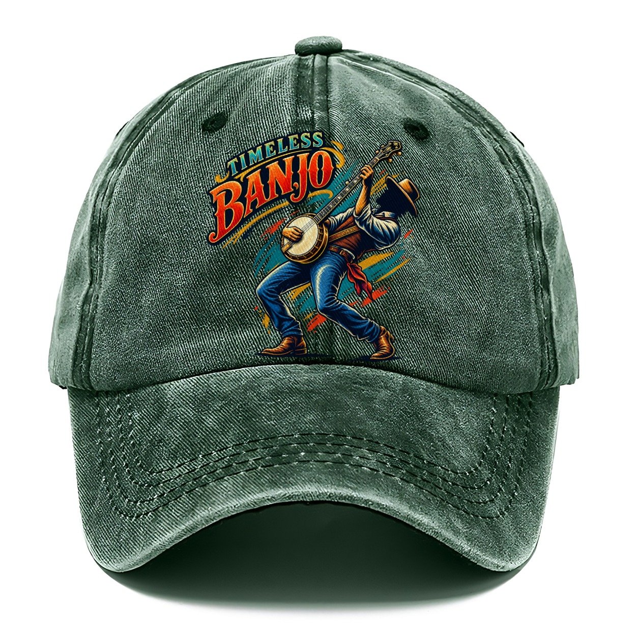 Timeless Banjo Music Instruments Classic Cap – Forest Mist
