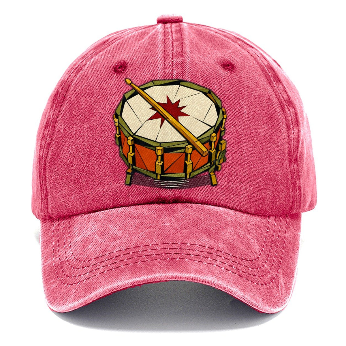 Snare Drum Close Up Classic Cap – Pomegranate Blush