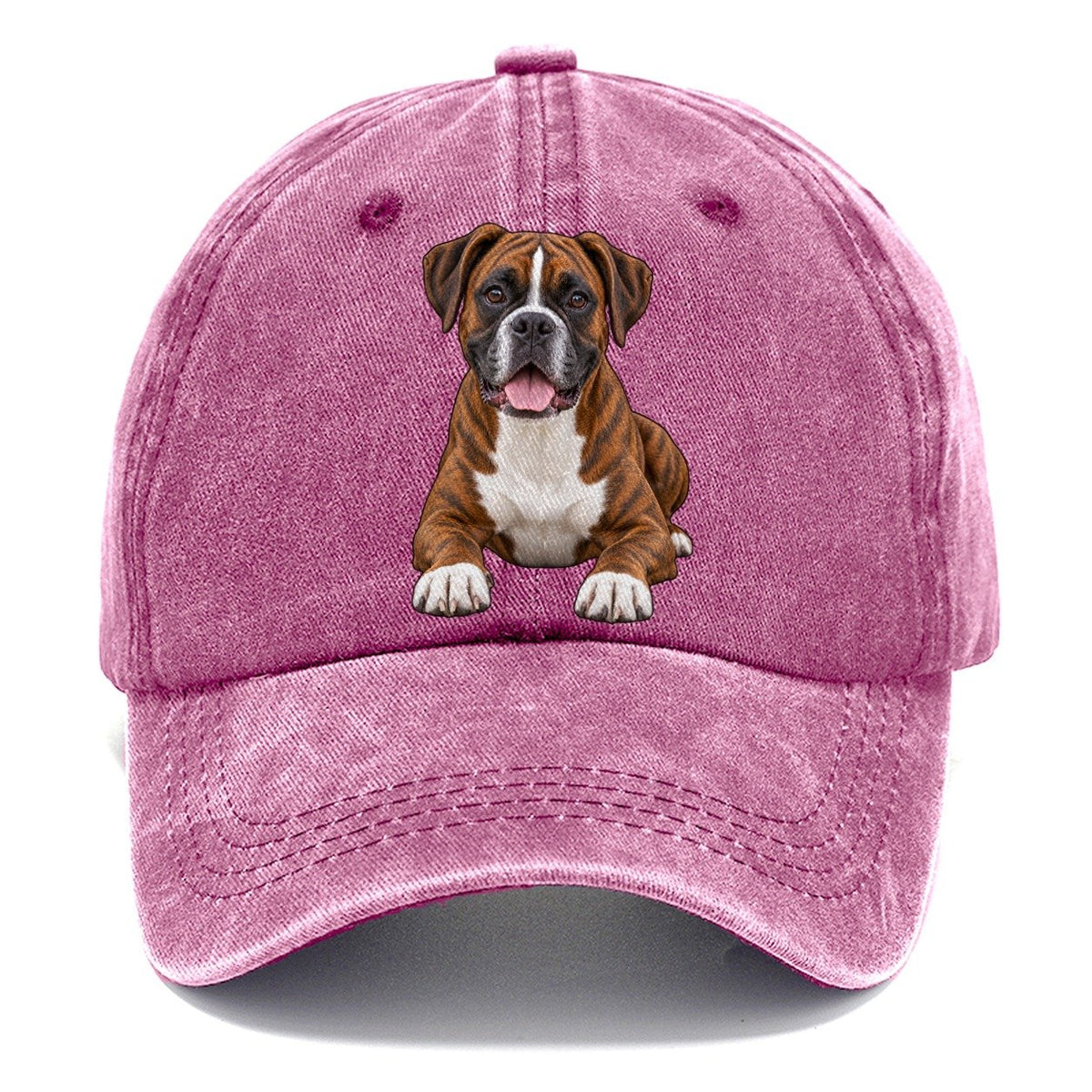 Brindle Boxer Classic Cap – Dusty Rose