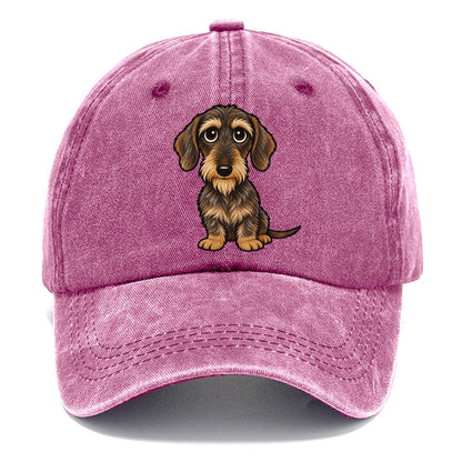 Wirehaired Dachshund Classic Cap – Dusty Rose