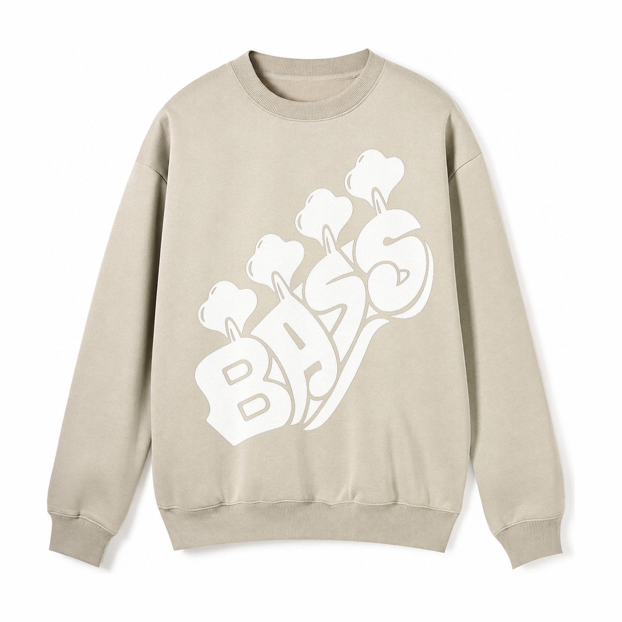 Bass Fleece Sweatshirt – Light Khaki