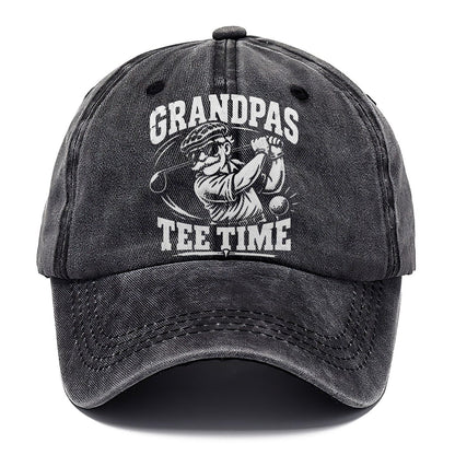 Grandpas Tee Time Golf Life Classic Cap – Graphite