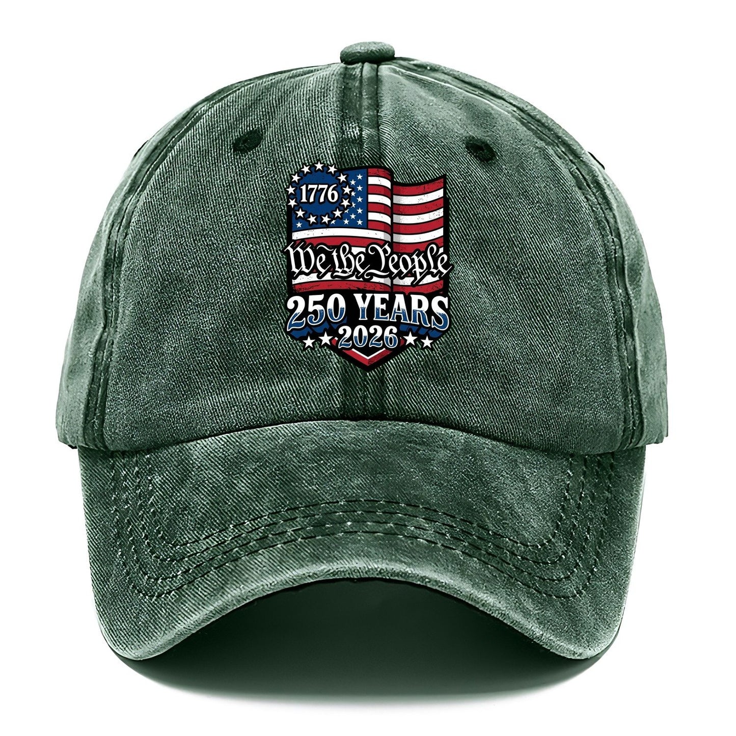 We The People Flag Classic Cap – Forest Mist