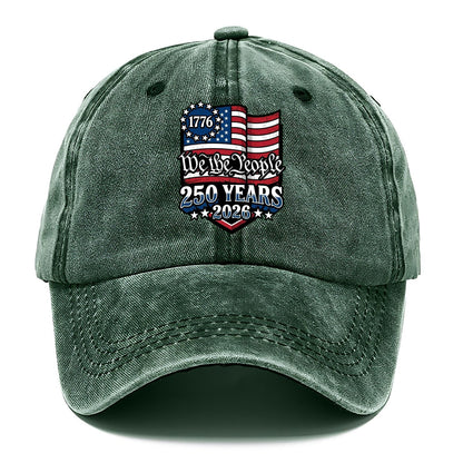 We The People Flag Classic Cap – Forest Mist