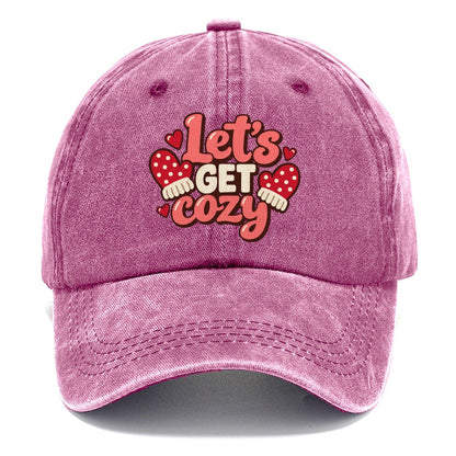 Let's Get Cozy Mittens Classic Cap – Dusty Rose