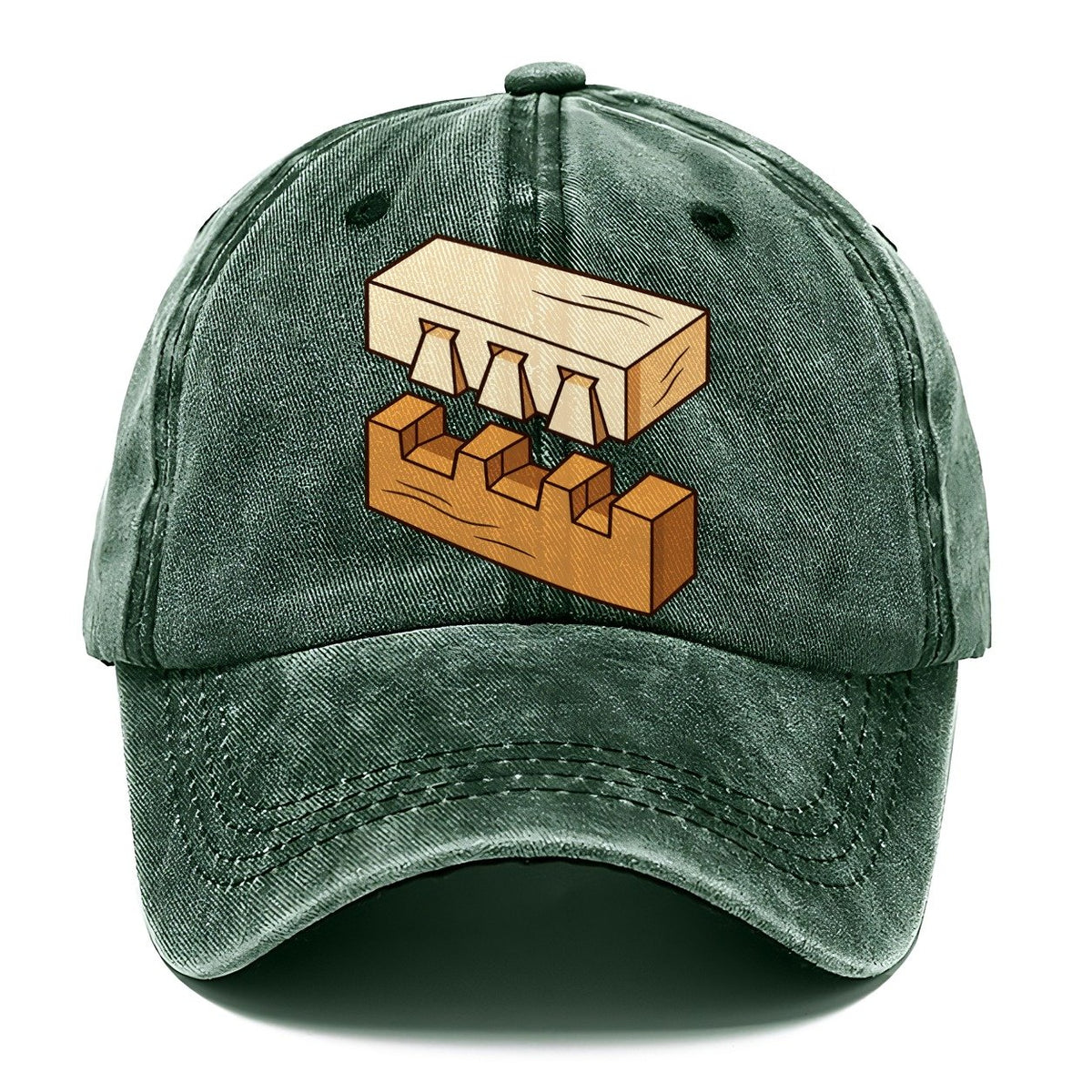 Dovetail Joint Study Woodworking Classic Cap – Forest Mist