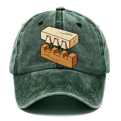 Dovetail Joint Study Woodworking Classic Cap – Forest Mist