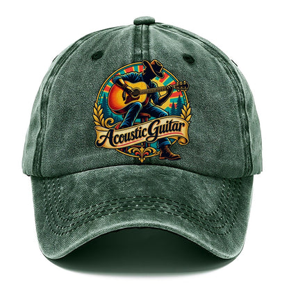 Acoustic Guitar Crest Music Instruments Classic Cap – Forest Mist