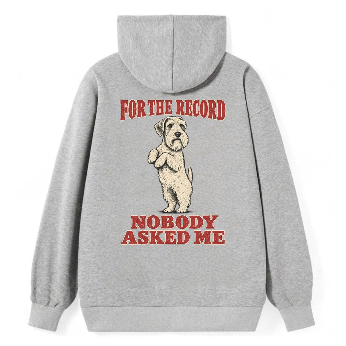 Sealyham Terrier Dog Declarations Classic Pullover Hoodie – Grey