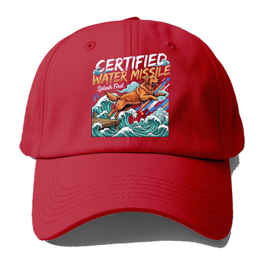 Certified Water Missile Baseball Cap – Red