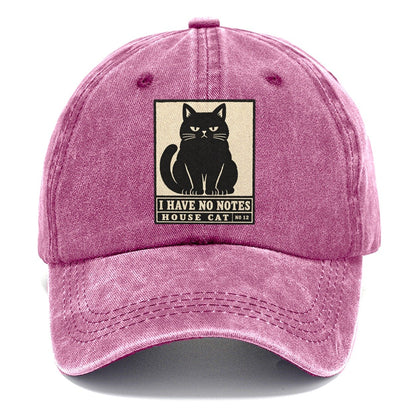 I Have No Notes Neko Says No Classic Cap – Dusty Rose