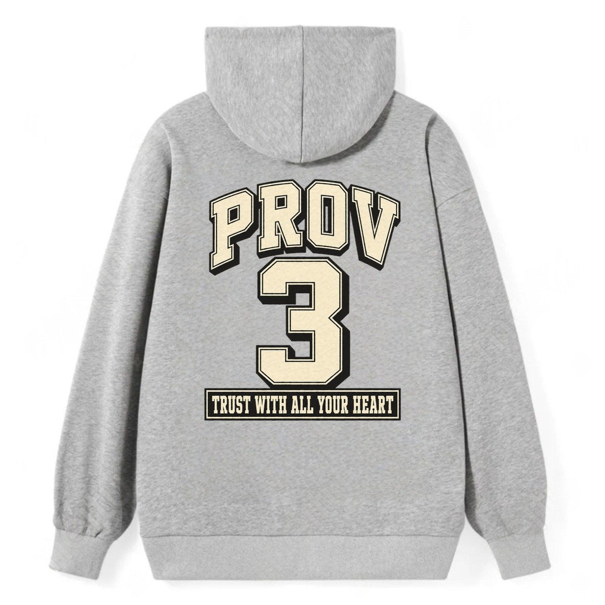 Proverbs 3 Varsity Chapel Varsity Classic Pullover Hoodie – Grey