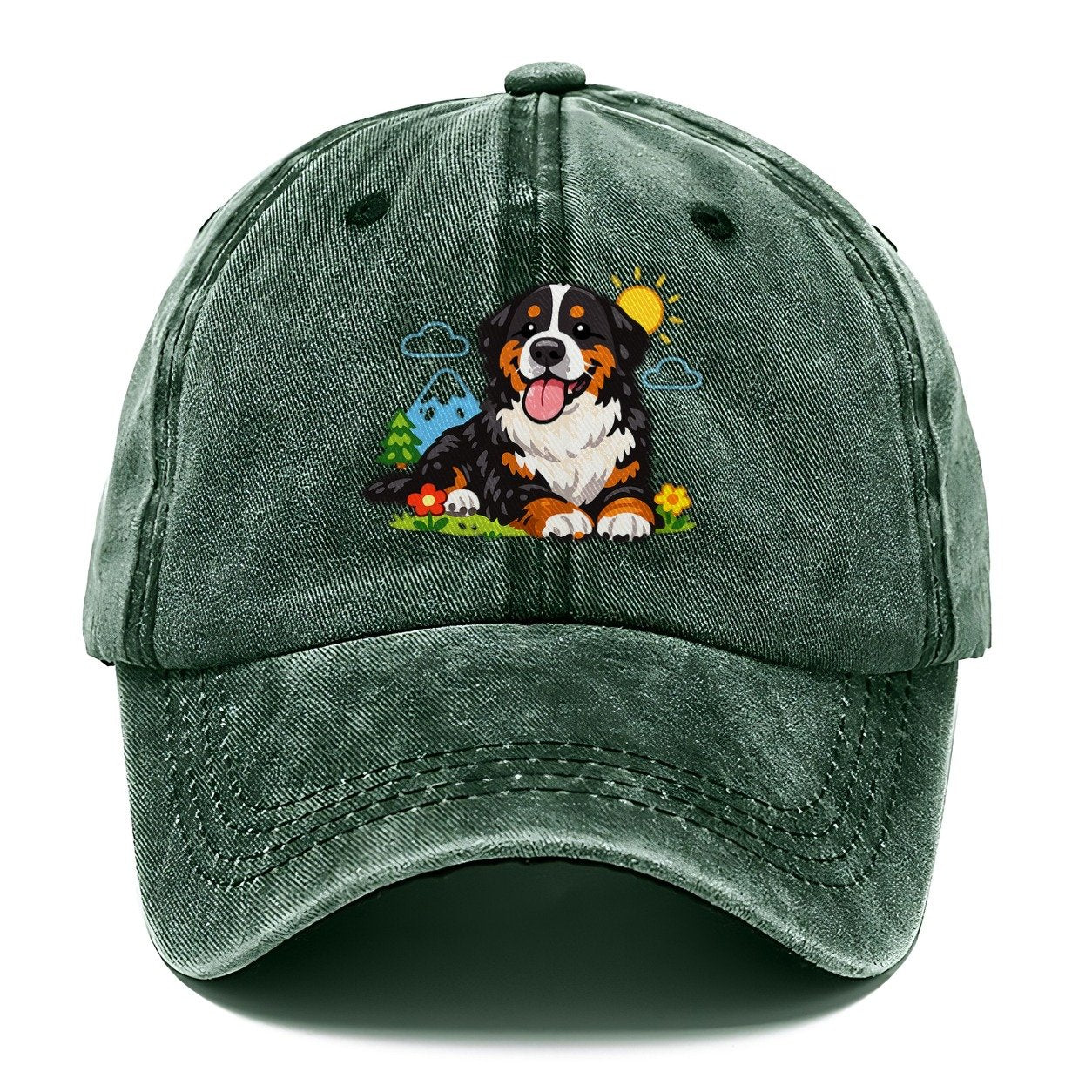 Bernese Mountain Dog Classic Cap – Forest Mist