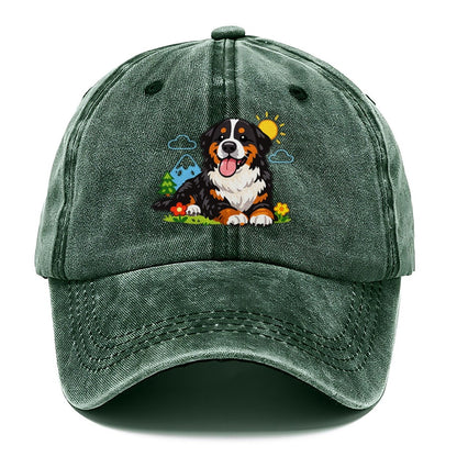 Bernese Mountain Dog Classic Cap – Forest Mist
