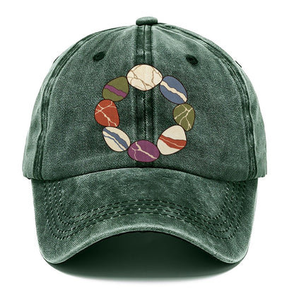 Tumbled Stone Colour Wheel Rocks And Minerals Classic Cap – Forest Mist