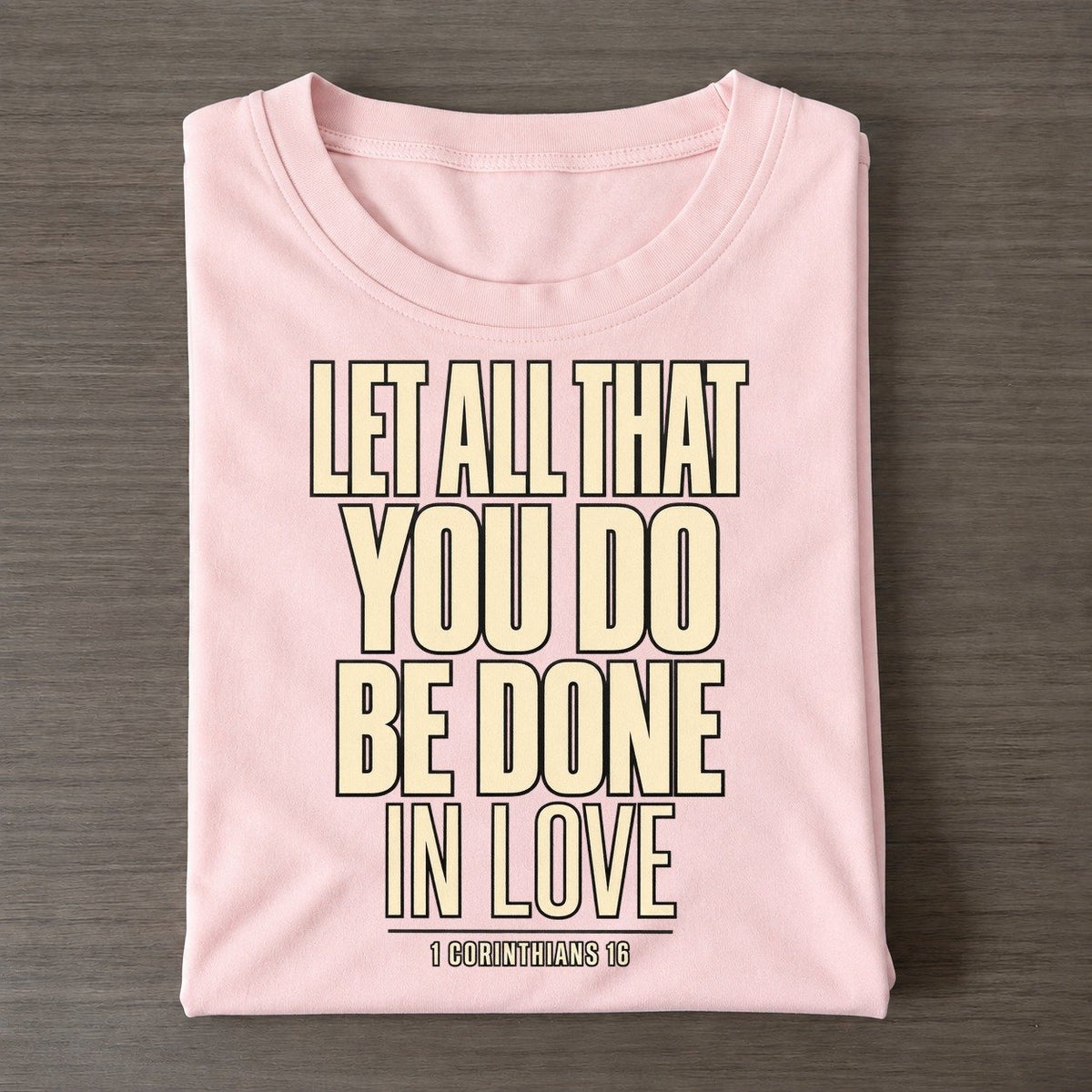 Let All That You Plain Gospel Classic T-shirt – Pink