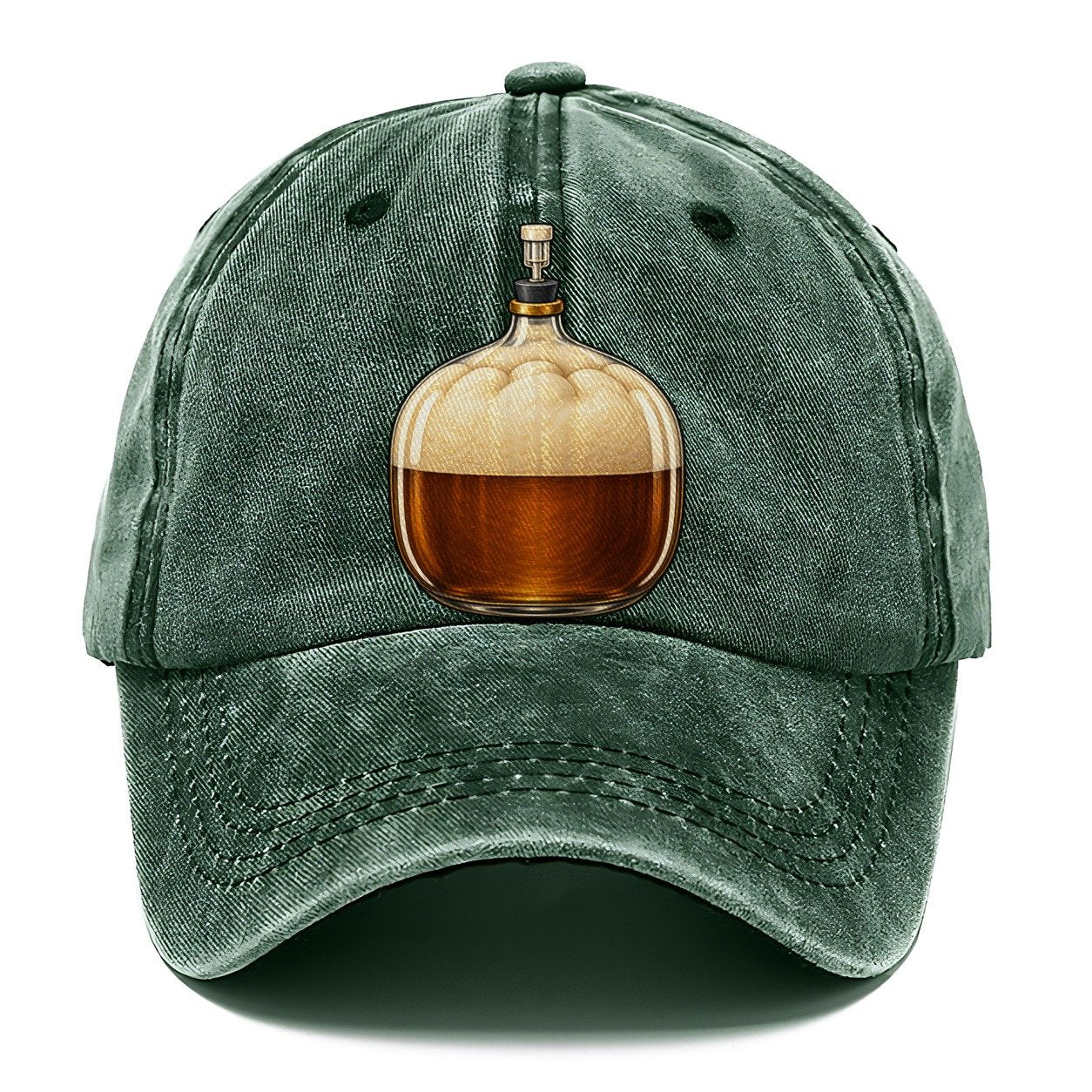 Carboy Of Fermenting Wort Homebrewing Classic Cap – Forest Mist