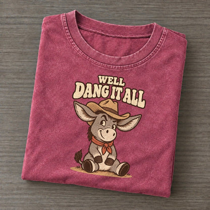 Well Dang Well I Declare Vintage T-shirt – Raspberry