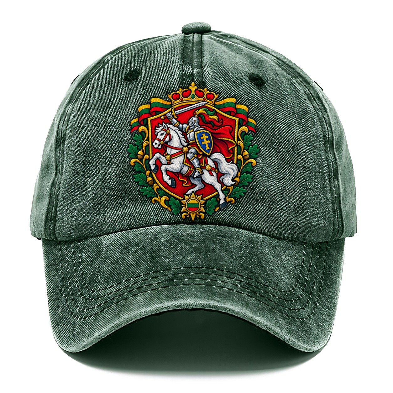 Lithuania Heraldic Crest Country Logos Classic Cap – Forest Mist