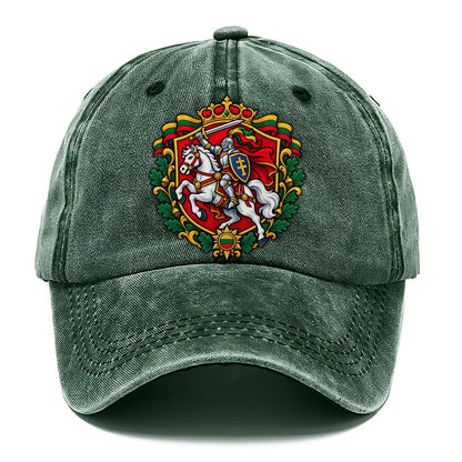 Lithuania Heraldic Crest Country Logos Classic Cap – Forest Mist