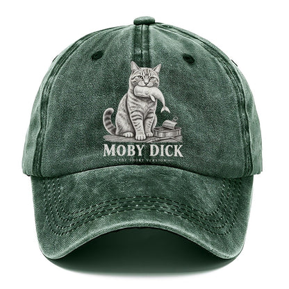 Moby Dick Short Version Cats Classic Cap – Forest Mist