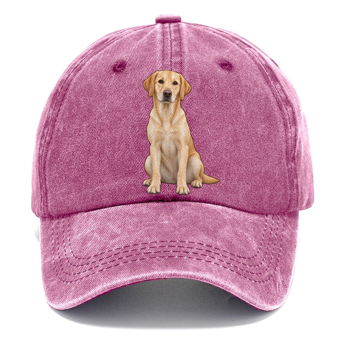 American Yellow Labrador Classic Cap – Dusty Rose