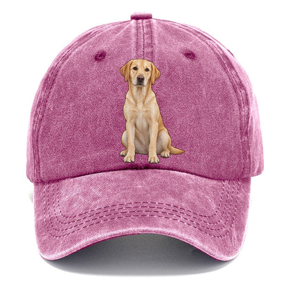 American Yellow Labrador Classic Cap – Dusty Rose