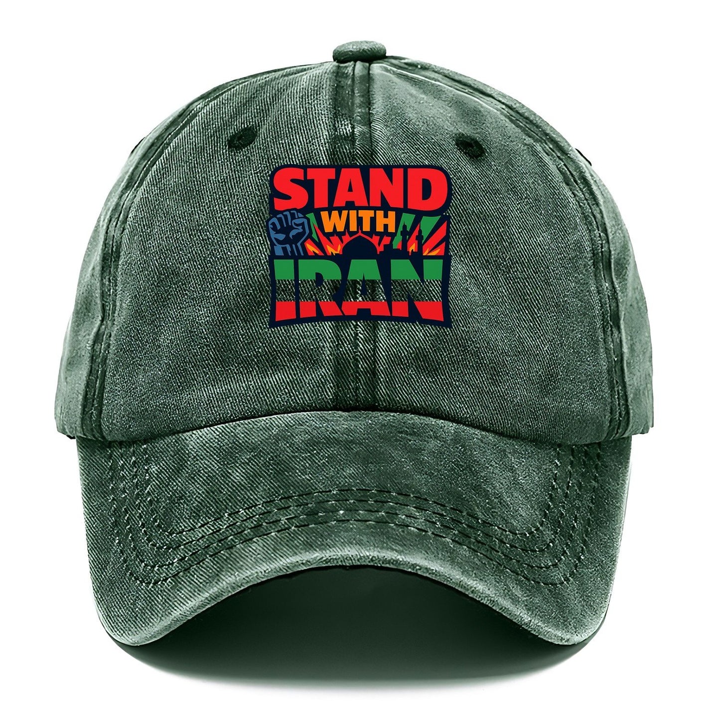 Stand With Iran Classic Cap – Forest Mist