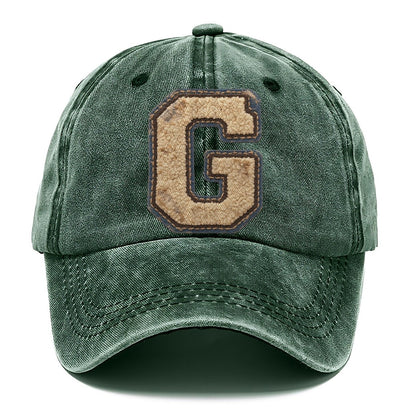 Varsity Chenille G Monogram Classic Cap – Forest Mist