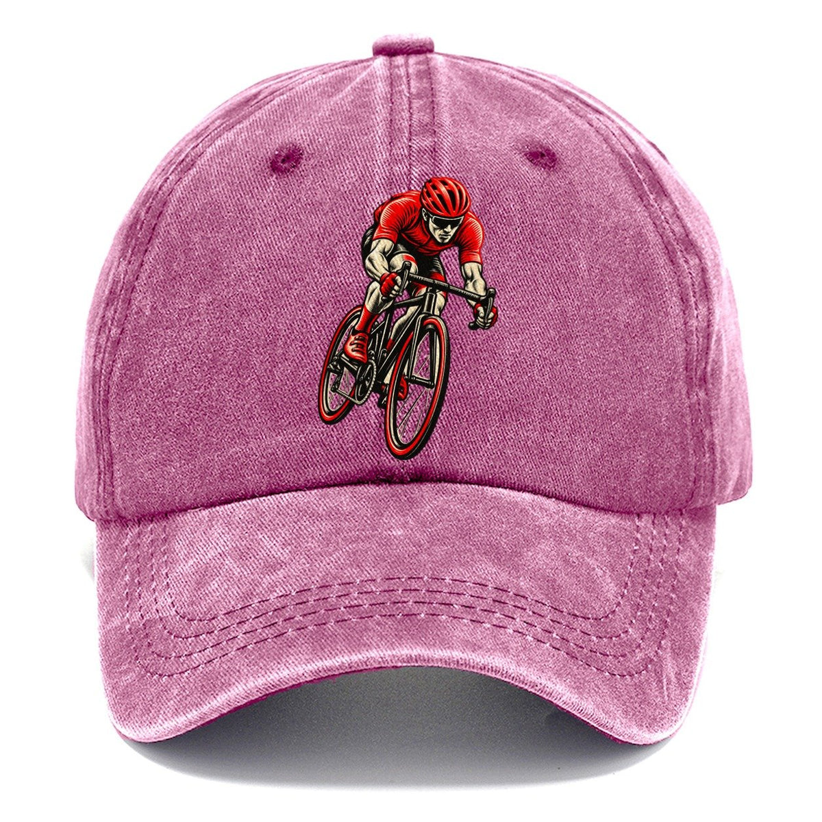 Red Racing Cyclist Classic Cap – Dusty Rose