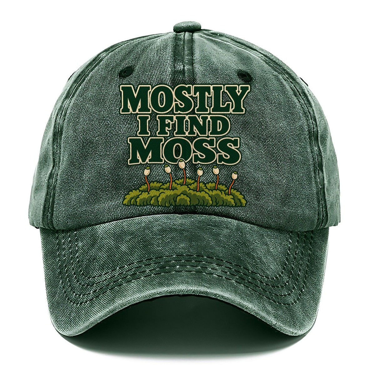 Mostly I Find Moss Foraging And Mycology Classic Cap – Forest Mist