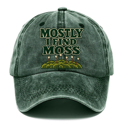 Mostly I Find Moss Foraging And Mycology Classic Cap – Forest Mist