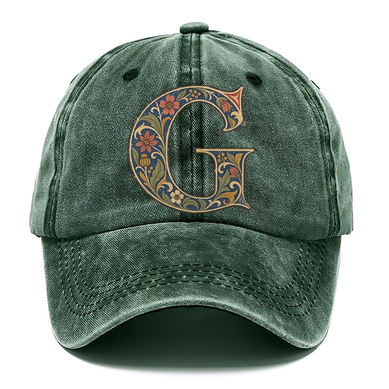Wildflower G Monogram Classic Cap – Forest Mist