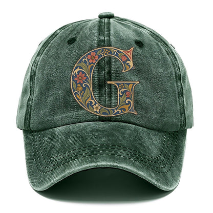 Wildflower G Monogram Classic Cap – Forest Mist