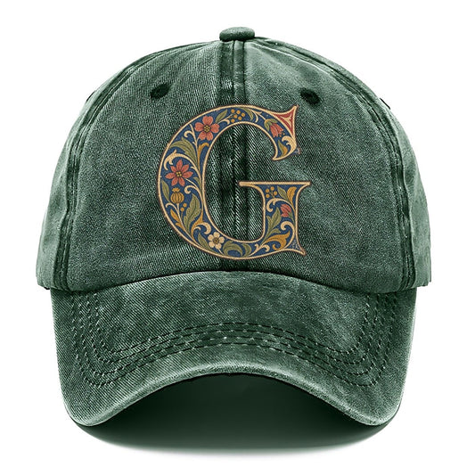 Wildflower G Monogram Classic Cap – Forest Mist