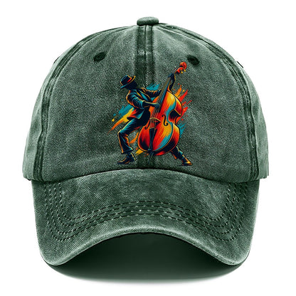Double Bass Icon Music Instruments Classic Cap – Forest Mist